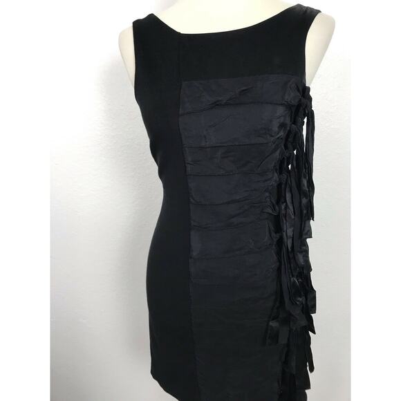 BCBGMaxAzria Bodycon Mini Sheath Dress Silk Stretch - Picture 2 of 11